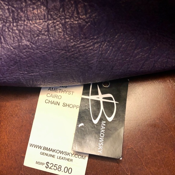 B Makowsky Leather Bag - Picture 3 of 7